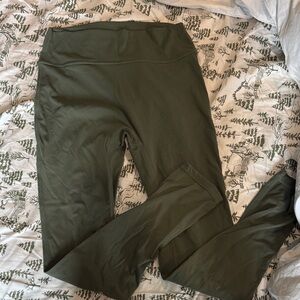 Blakey seamless Olive Green High-Waisted Leggings